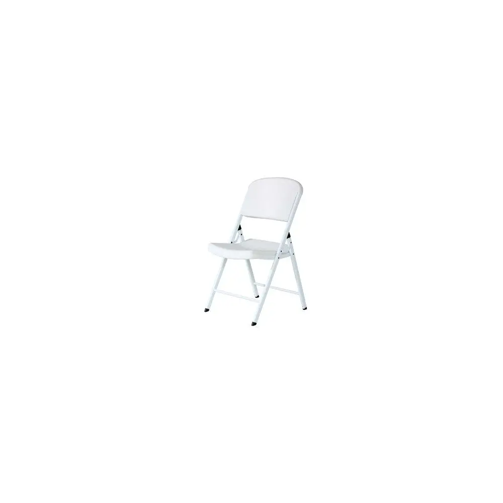 White folding chair