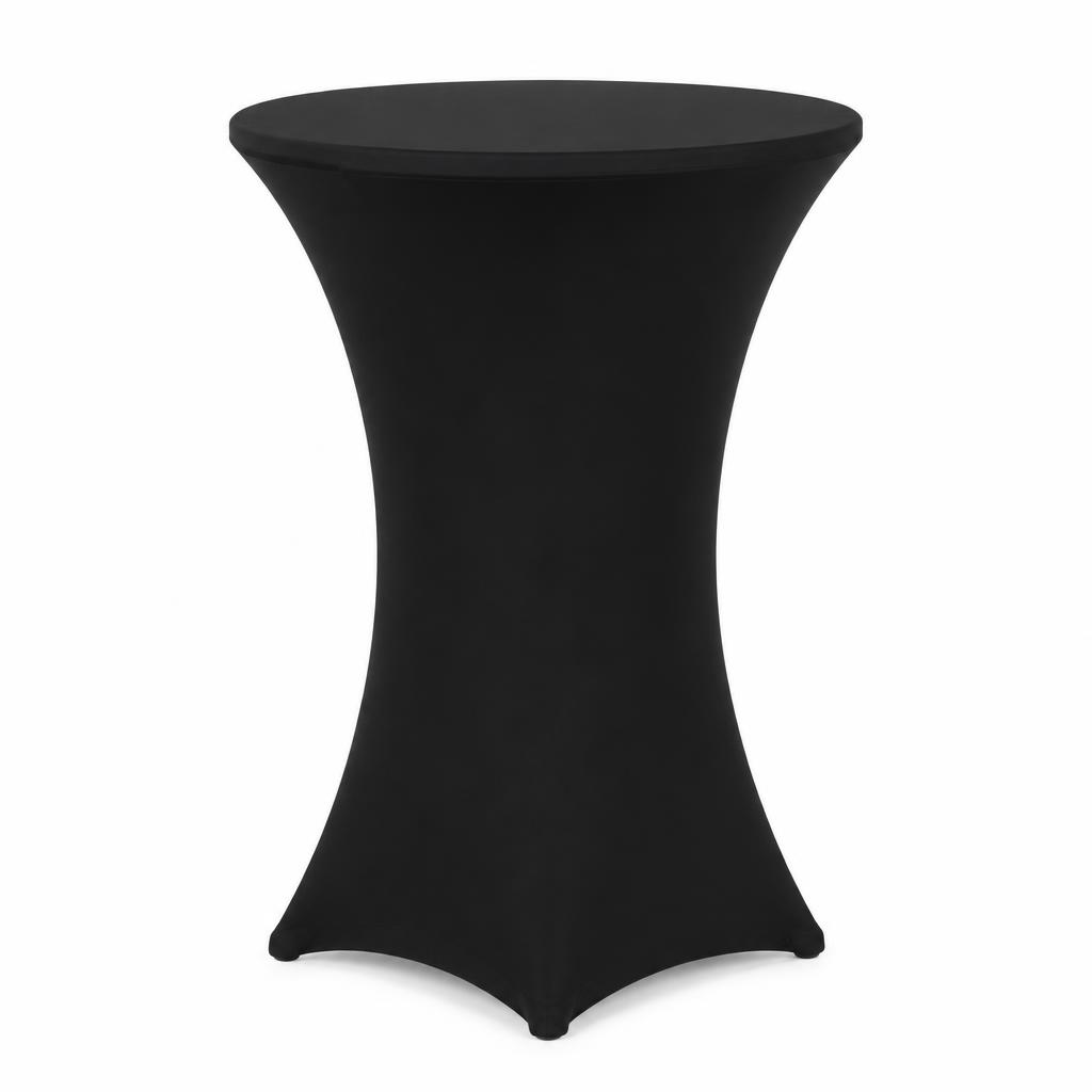 Cocktail table with fitted black cover